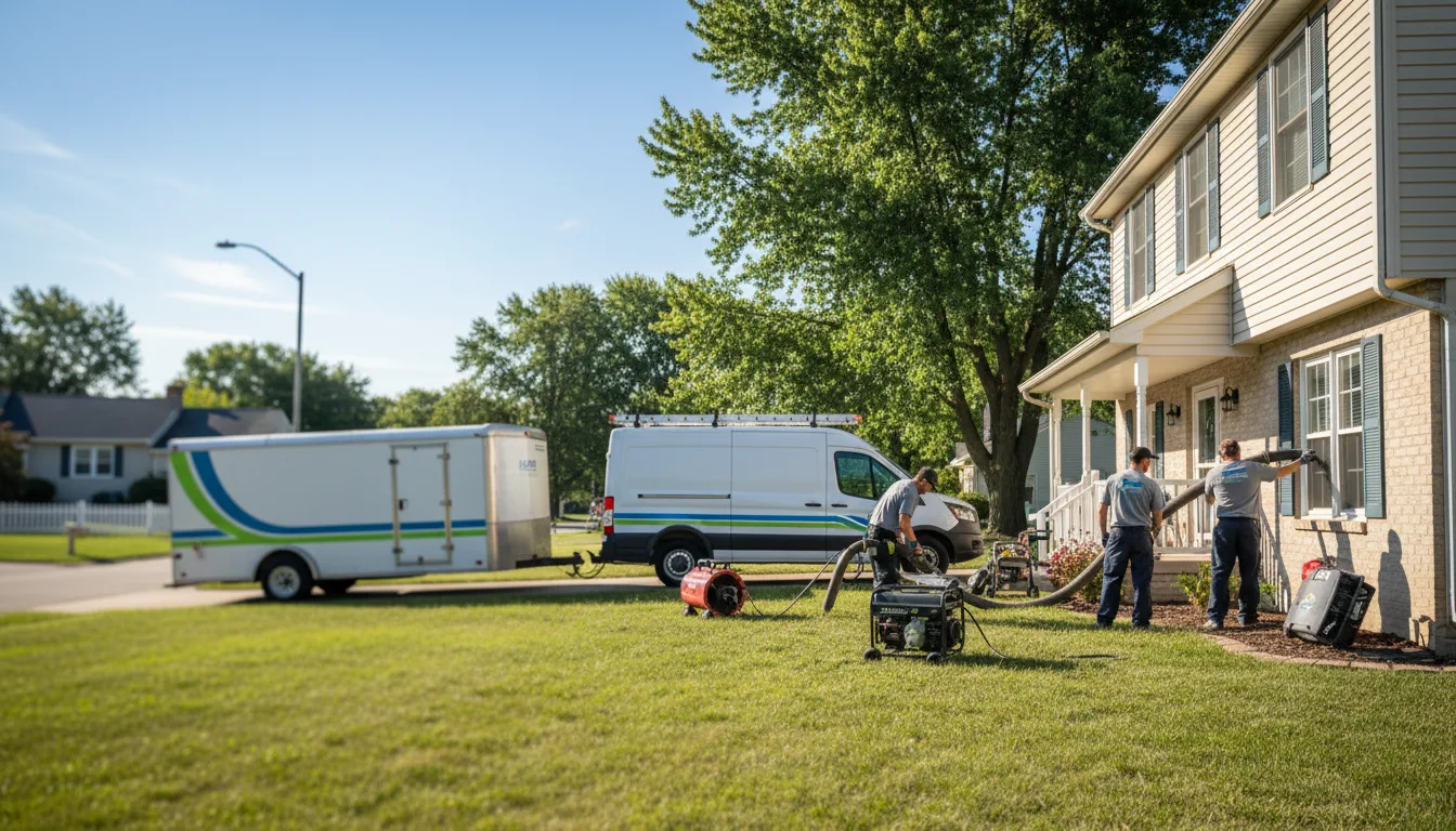 Flooded Basement Restoration And Cleanup With Repair in Ingalls, KS near me
